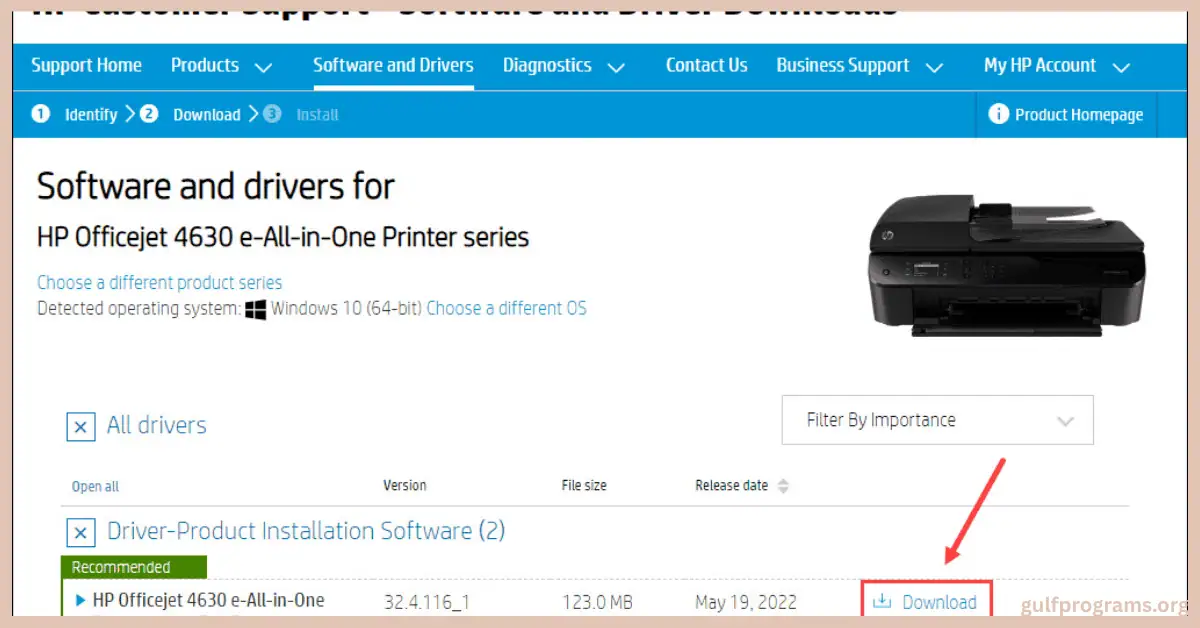 تحميل برنامج تعريف الطابعة على الكمبيوتر