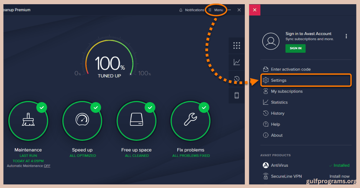 تحميل افاست عربي مجانا مدى الحياة