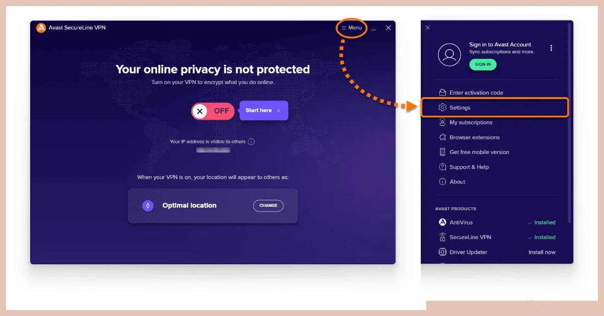 تحميل افاست عربي مجانا مدى الحياة