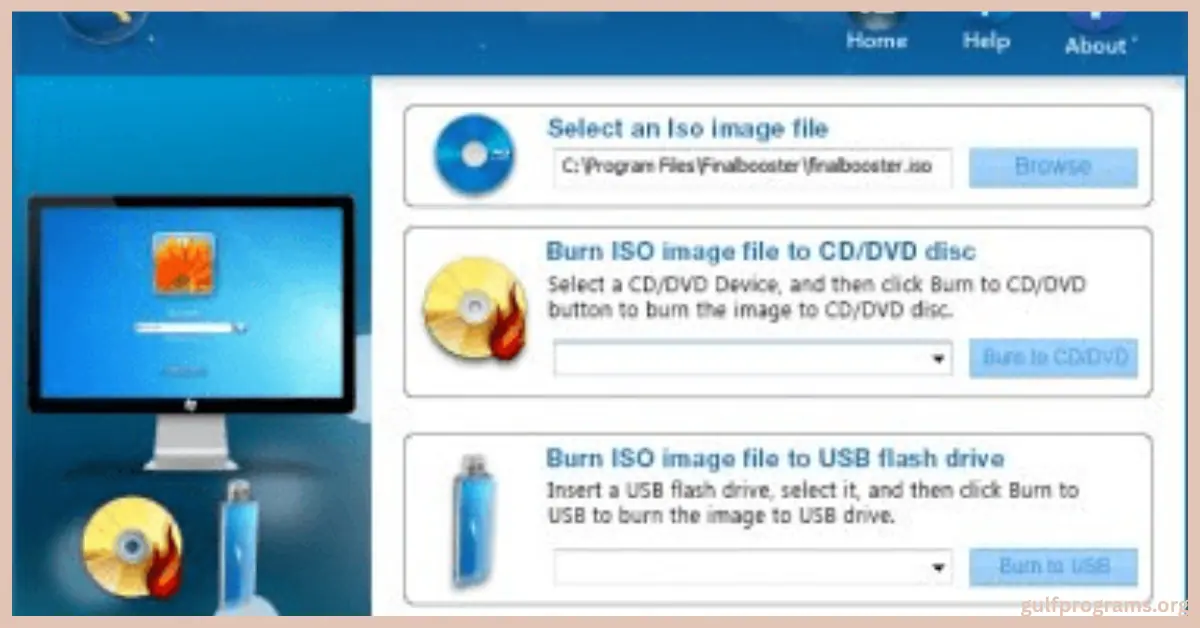 برنامج حرق النسخه على الفلاشه