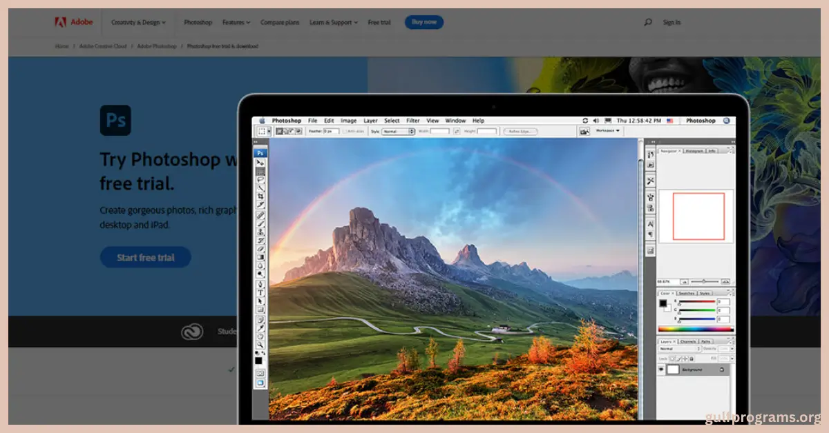 تحميل برنامج فوتوشوب للكمبيوتر ويندوز 10